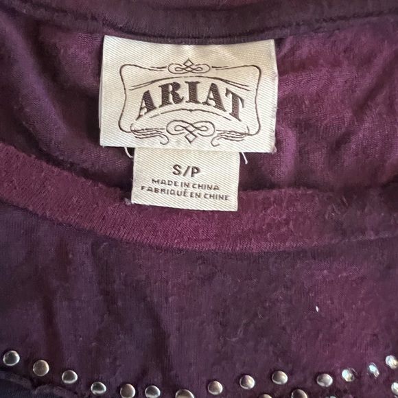 Ariat brand top purple size small - Picture 2 of 2